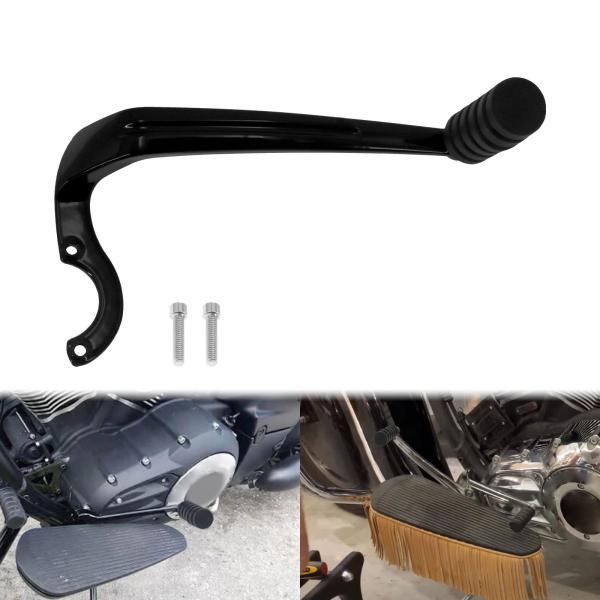 並行輸入品 Indian vintage challenger 2020-2021 springfield dark horse用バイクヒールトゥシフター シフターペグ付き ブラック/クロームの画像