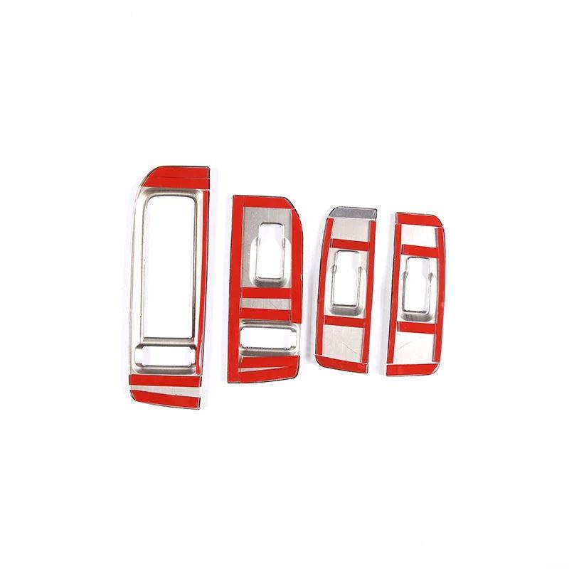 並行輸入品 ステンレス ハマーH3 2005 2007アクセサリーインテリア車インテリアリヤドアアームレスト窓ガラスリフトスイッチフレームトリム_2
