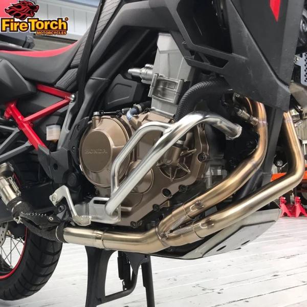 並行輸入品 ホンダ Crf 1100フル排気システムスリップ Crf1100 Crf1100Lアフリカツイン排気2020 2021 2022フロント排気midパイプ_1