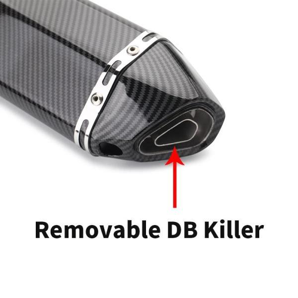 並行輸入品 BMW バイク用エキゾーストサイレンサー 取り付けシステム DBキラー ミディアムリンクパイプ S1000xr 2015 - 2019の画像