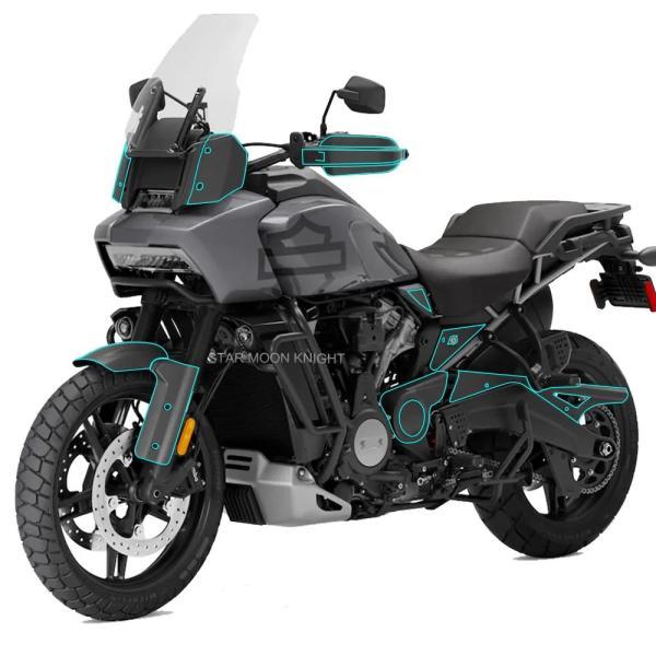 並行輸入品 ハーレー バイク車用カーボンステッカー パンアメリカーナ1250 s pa 1250 s p1250 2021 2022 ステッカー タンクパッド_5