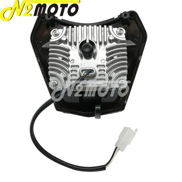 並行輸入品 KTM モトクロスエンデューロLEDヘッドライト ハイ/ ロビーム 125 250 300 350 6日間 exc xcf xcw tc e 450 530 690の画像