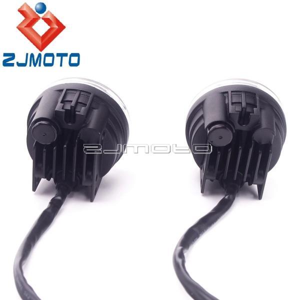 並行輸入品 バイク LED バイクフォグライト 6000K カップライト 補助フォグライト 電話アタッチメントキット付き 2018-2021_3