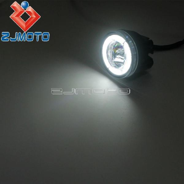 並行輸入品 バイク LED バイクフォグライト 6000K カップライト 補助フォグライト 電話アタッチメントキット付き 2018-2021_5