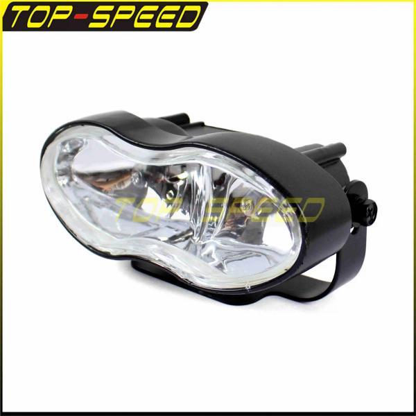 並行輸入品 バイク ダブルオーバル バイクヘッドライトh32x 55w レトロ ダブル バタフライ ストリートファイター カフェレーサー ズチョッパー_2