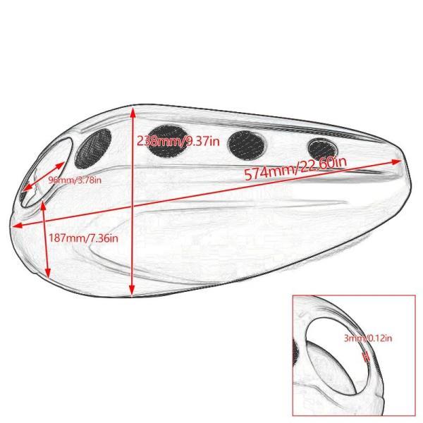 並行輸入品 ホンダ 互換性ガスタンクアクセサリー ヒバダレベルパーツ cmx 500 2017 2018 2019 2020 2021 2022_5