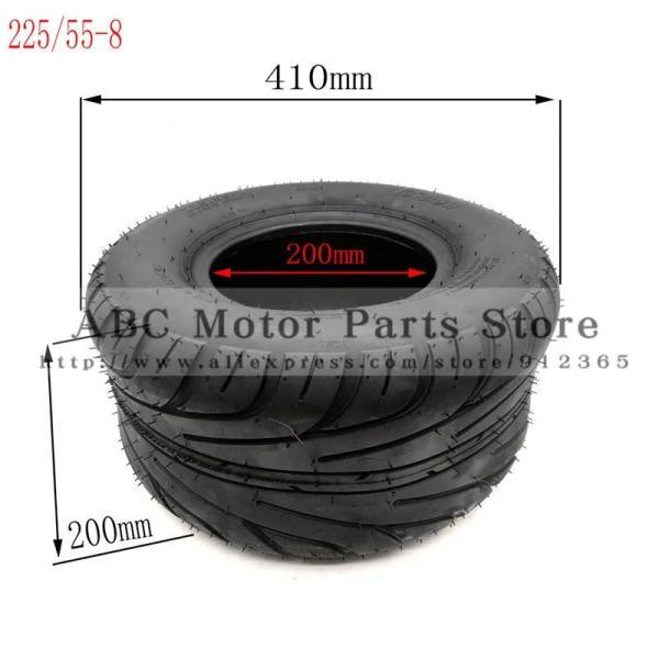 並行輸入品 電動スクータータイヤ225/55-8 225/40-10 18x9.50-8