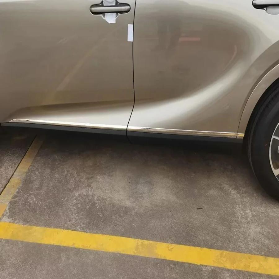 並行輸入品 Lexus rx 350h 450h 500h 2023 2024 用スチール製サイドドア トリム 保護 カーアクセサリー装飾_3