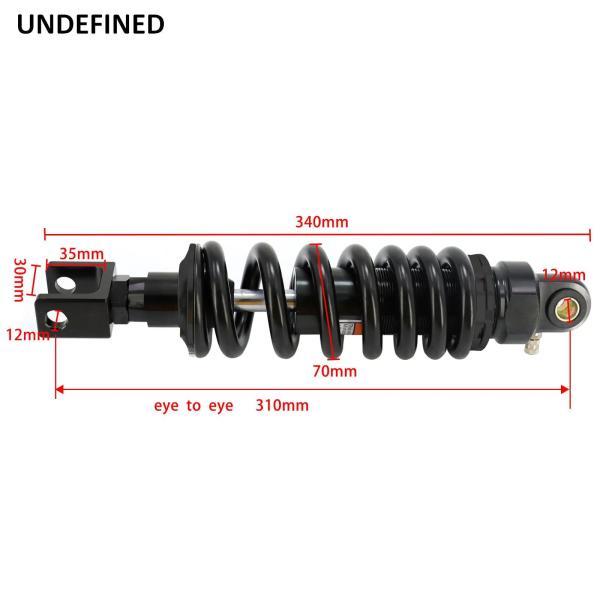 並行輸入品 BMW K75 K100 K1100用ミッドリアショック 12mm 310 340mm カスタム汎用_5