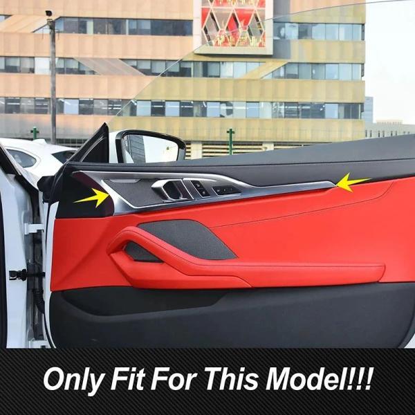 並行輸入品 BMW ドアハンドル用カーボンフレーム 8シリーズ用装飾 G14 G15 2019-2023の画像