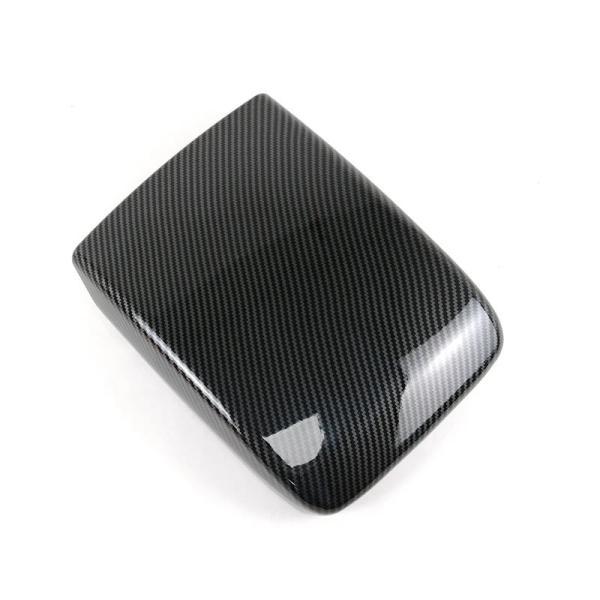並行輸入品 アウディ Q5/2018-2022用センターアームレスト 装飾 カーボン トリムの画像