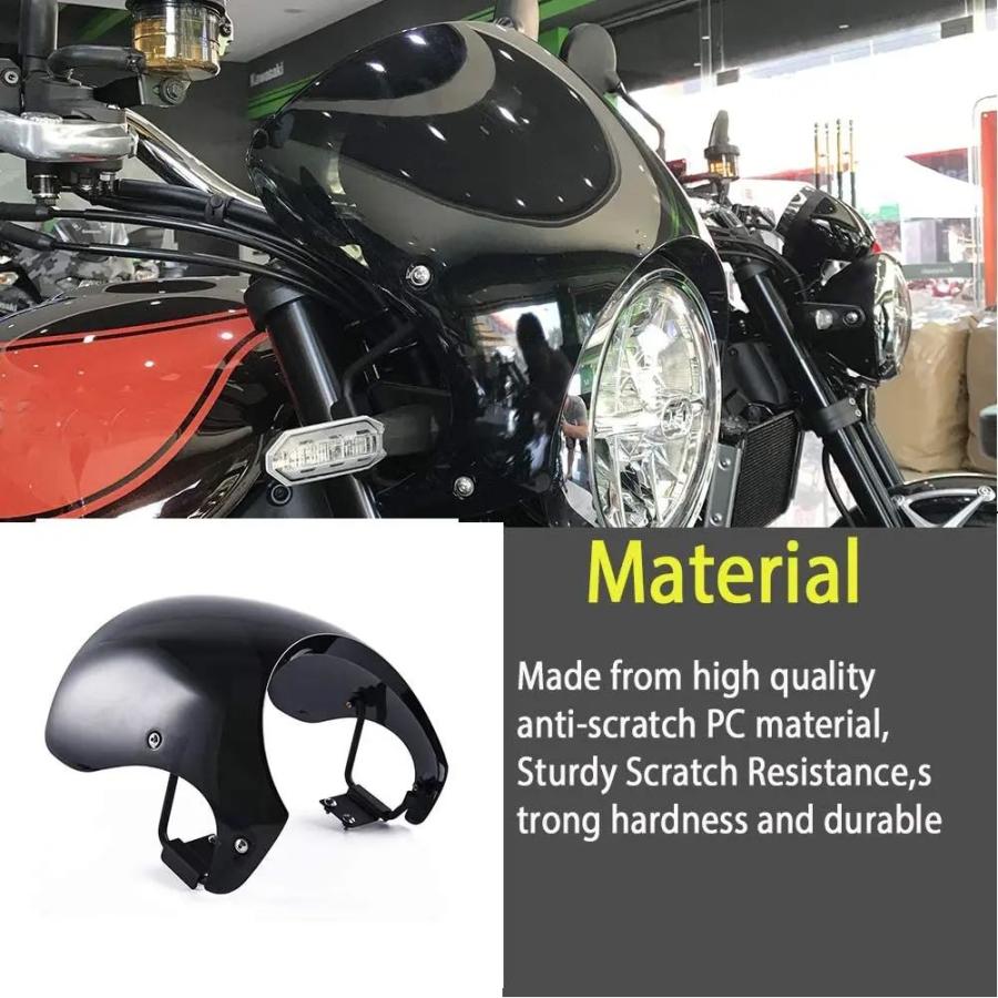 並行輸入品 Z 900RSウィンドスクリーンフロントガラスフェアリングフェラー風デフレクターバイザー保護カワサキZ900RS 2018 2022 Z 900