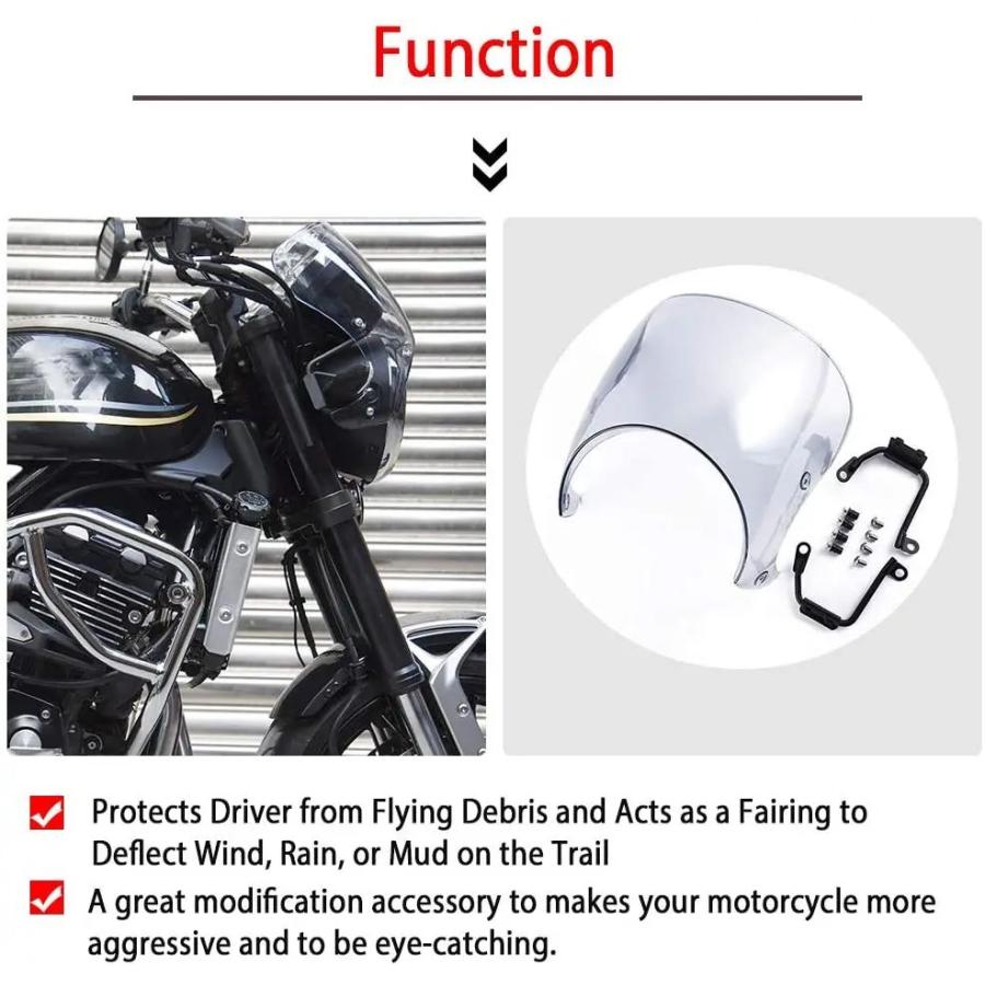 並行輸入品 Z 900RSウィンドスクリーンフロントガラスフェアリングフェラー風デフレクターバイザー保護カワサキZ900RS 2018 2022 Z 900