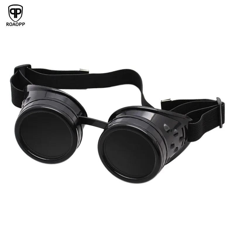 並行輸入品 ROAOPP レトロ黒ゴーグル重金属スチームパンクゴシック