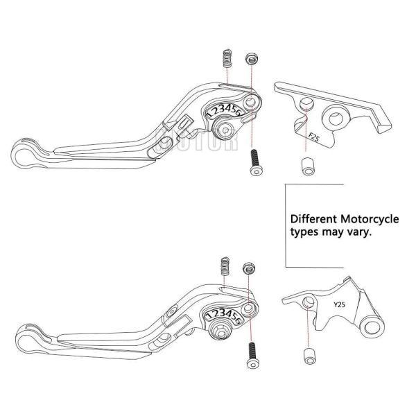 並行輸入品 ヤマハ バイク用ブレーキ付きクラッチハンドルバー TMAX500 TMAX530用 TMAX T MAX T-MAX 500 530 2001 2002-2003 2007 2006 2005 04の画像