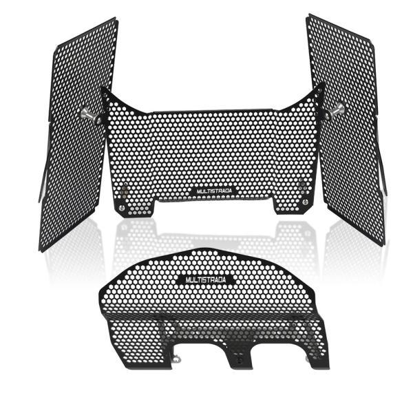 並行輸入品 ドゥカティマルチストラーダV4 ピークピーク2021 2022 2023 バイクラジエーターガード オイルクーラーヘッドガードの画像