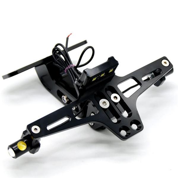 並行輸入品 カワサキ ER-6N ER6N ER 6N ER-6F ER6F ER 6F 2006-2016 2007 2008 2009 2010 2011 2012 2013 2014ナンバープレートホルダーの画像