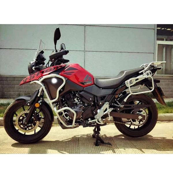 並行輸入品 スズキ V-ストーム V 嵐 DL250 2016 2017 DI 250 ラジエーターエンジンガードバーアッパー + アンダーフレームプロテクターの画像