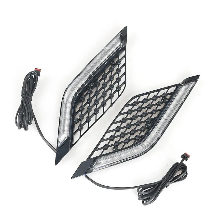 並行輸入品 ゴールドウィング 1800 改装ホンダ金 GL1800 ツーリング DCT エアバッグ LED つけられるラジエーターグリル パネル_4