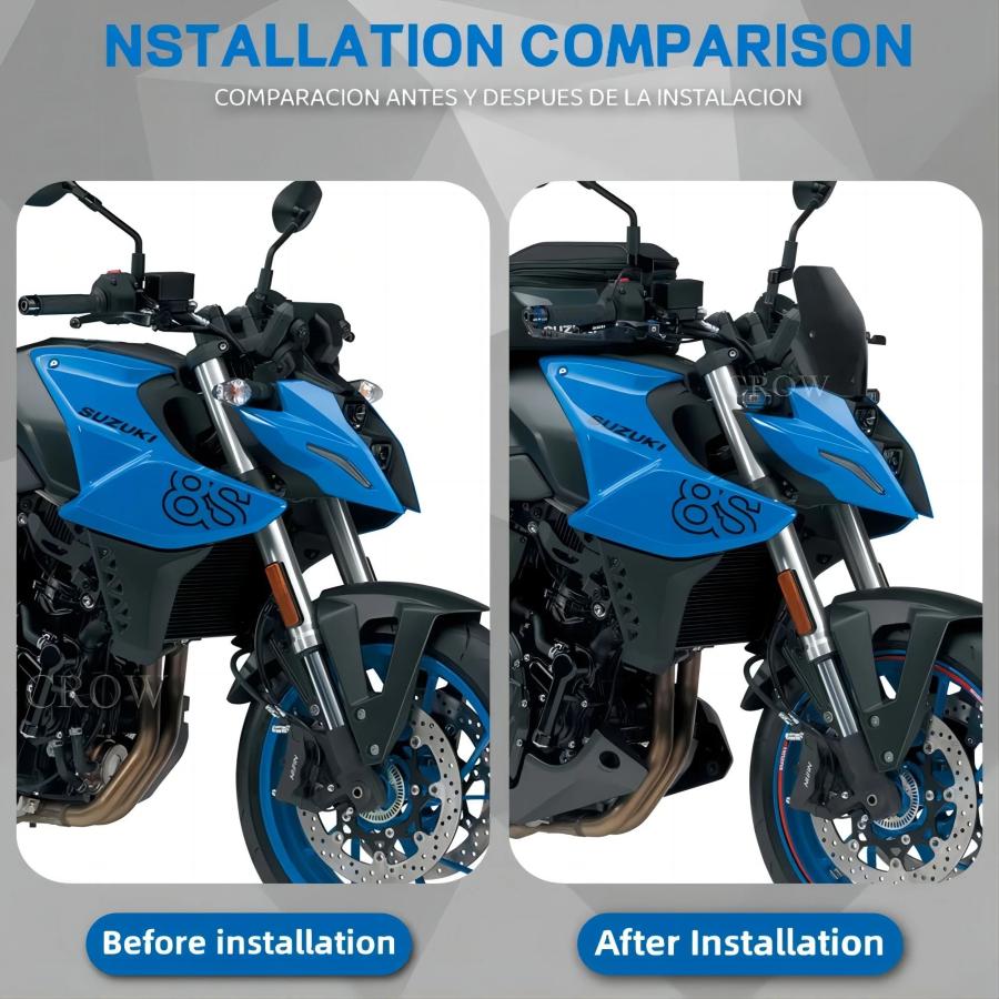 並行輸入品 スズキGSX 8S GSX8S 2023 2024用アクセサリー ツーリングスクリーン フライ ウィンドデフレクターの画像