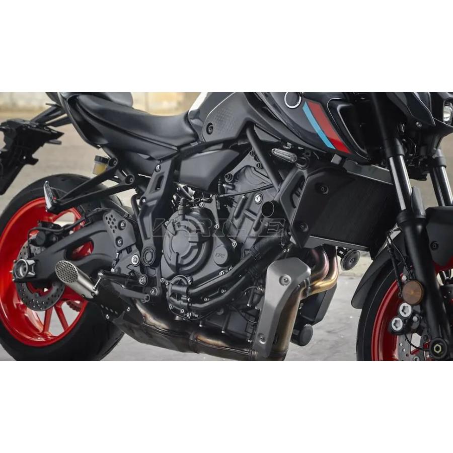 並行輸入品 バイク用エキゾーストサイレンサー 2020 XSR700 XS RIER7 T7 MT07 2021用の画像