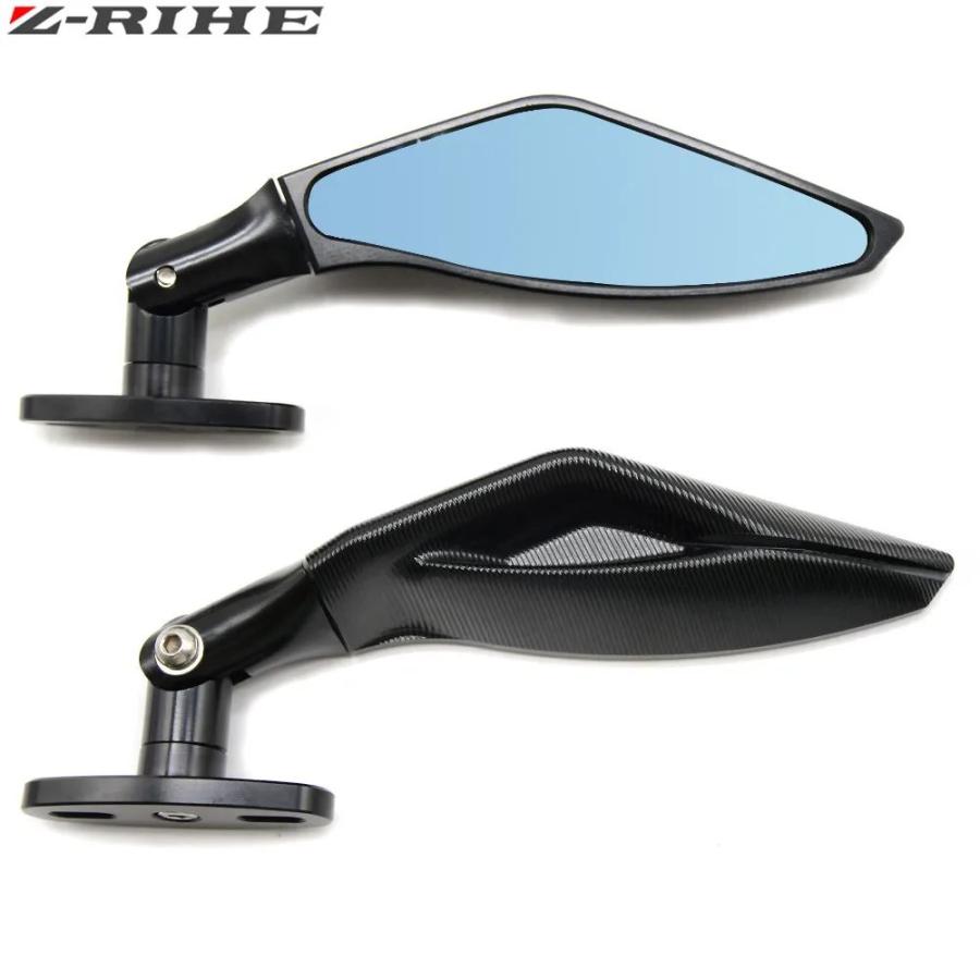 並行輸入品 カーボンバックミラーレーススポーツ裏面ミラーホンダ CBR600 CBR600RR CBR1000 CBR1000RR CBR250Rの画像
