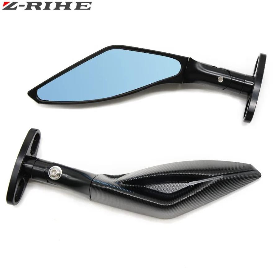 並行輸入品 カーボンバックミラーレーススポーツ裏面ミラーホンダ CBR600 CBR600RR CBR1000 CBR1000RR CBR250Rの画像