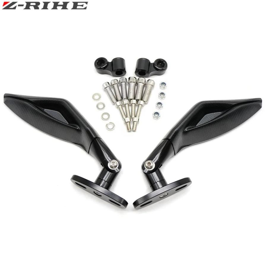 並行輸入品 カーボンバックミラーレーススポーツ裏面ミラーホンダ CBR600 CBR600RR CBR1000 CBR1000RR CBR250Rの画像