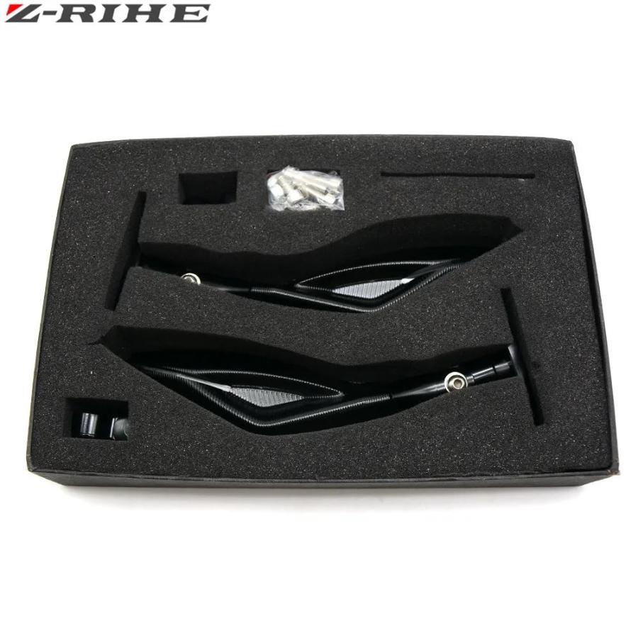 並行輸入品 カーボンバックミラーレーススポーツ裏面ミラーホンダ CBR600 CBR600RR CBR1000 CBR1000RR CBR250Rの画像