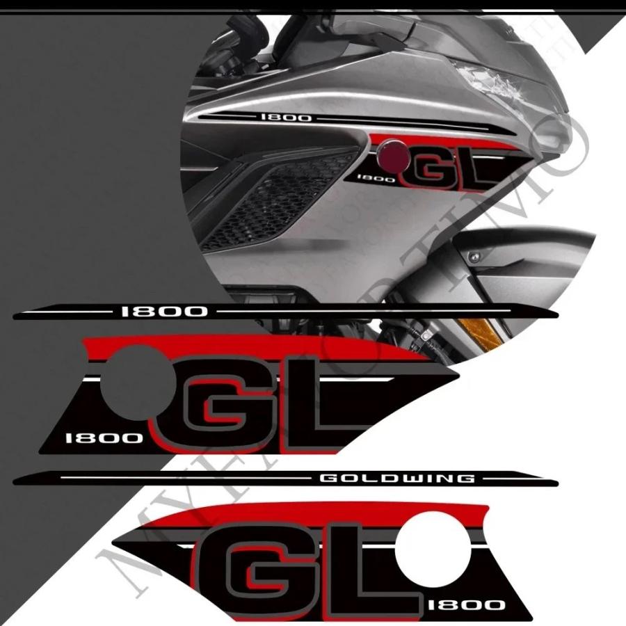 並行輸入品 タンクパッド ステッカー ホンダゴールドウィング 1800 F6Bツアー用ステッカー