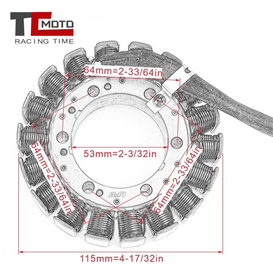 ブランド登録なし - 並行輸入品 TCMOTO-APRILIA AP0295830 SL1000 FALCO 2000-2003 RSV1000 TUO 2002-2005 RSV 1000 MILLE R 1998-2003 8面捲線用