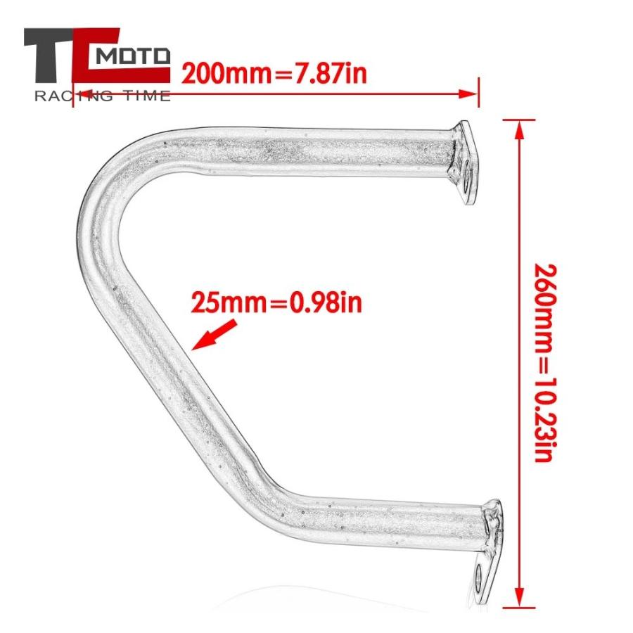 並行輸入品 電動ショックアブソーバープロテクター トライアンフニビルプロテクター T100 T120 スラスター1200/R ストリートカップ/ツイン 2016-2019の画像
