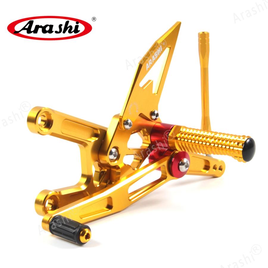 並行輸入品 ARASHI--フットレスト フットペグ ヤマハ YZF R6 バイクライダー 2017 2018 2019 2020 2021 2022 2023用の画像