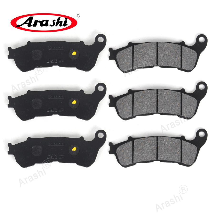 並行輸入品 ARASHI-ホンダCBF 1000 F ABS 2010 2011 2012 2013用フロントリアブレーキパッド 用ディスク ローター CBF1000F用アクセサリーの画像