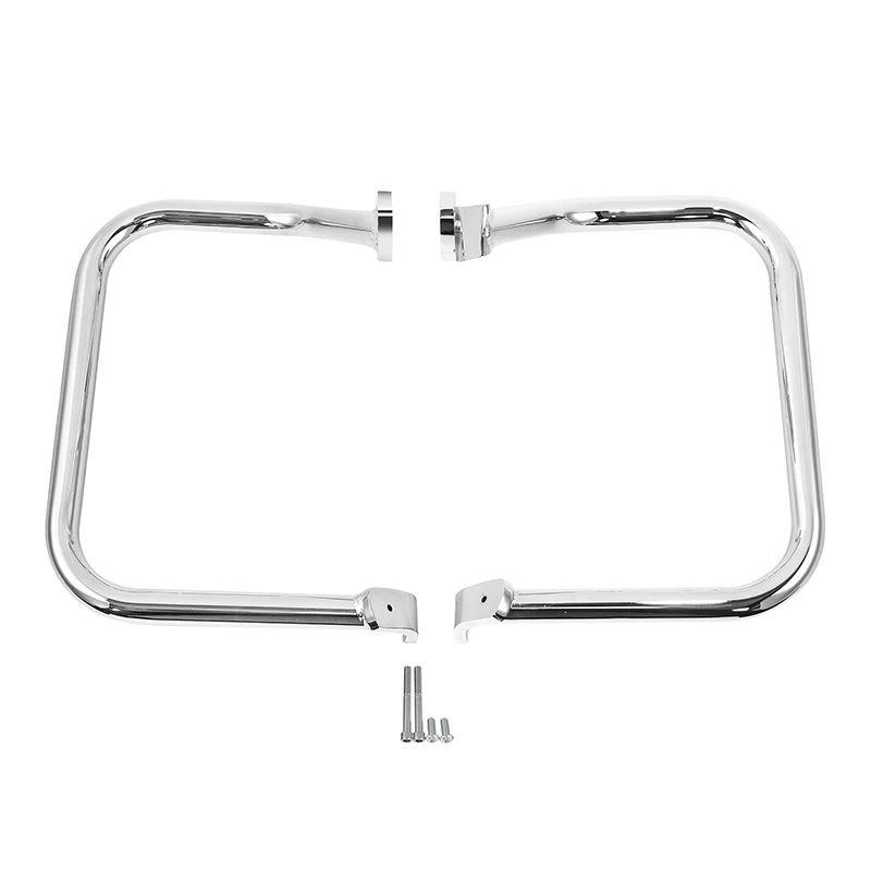 並行輸入品 ハーレーヘリテージソフテイルクラシックFLSTFLSTC 00-17 FXST FXSTB 00-05 00-17用 バイクリアサドルバッグガードレール クラッシュバー_4