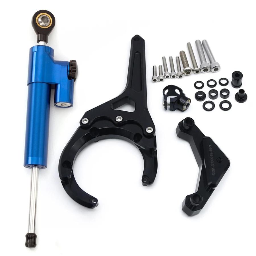並行輸入品 スズキGSX-S1000GT GSX S1000 GT GSX-S 1000 GSXS1000 2023 2022用カーボンステアリングダンパースタビライザーサポートマウントキットの画像