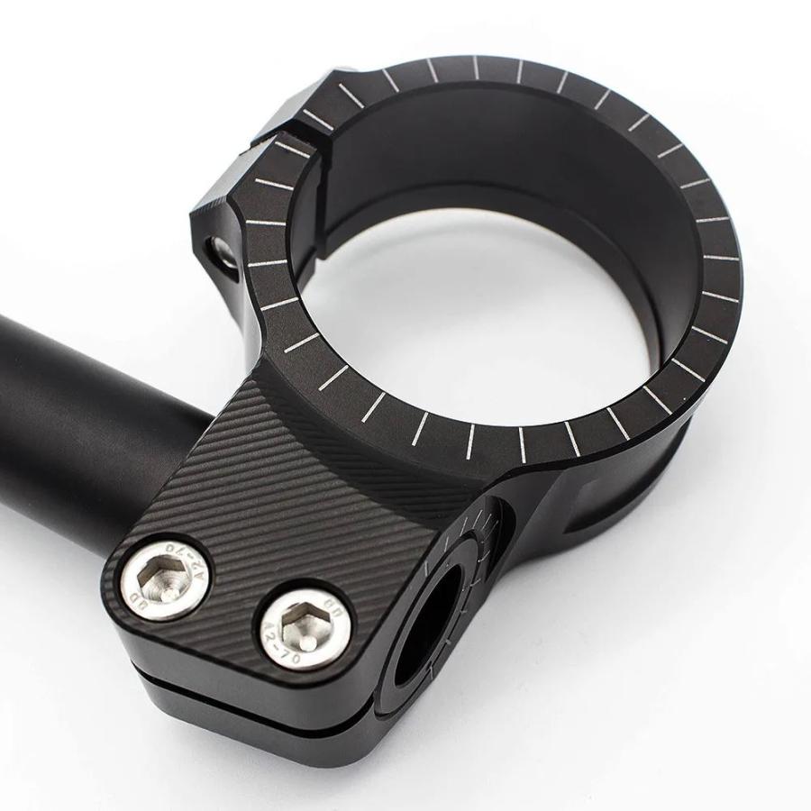 並行輸入品 BMW バイククリップオンハンドルバー BMW S1000RR S1000 RR 2010-2018用クリップフォーク 55MMの画像