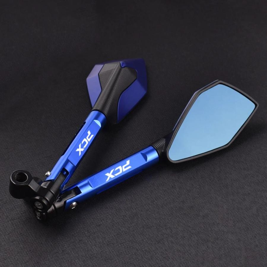 CHIFUN Motorcycle Side Rearview Mirrors Replacement For Honda Pcx 125 Pcx 150 Pcx125 Pcx160 2018 2023 Impact Resistance Rear View Mirror