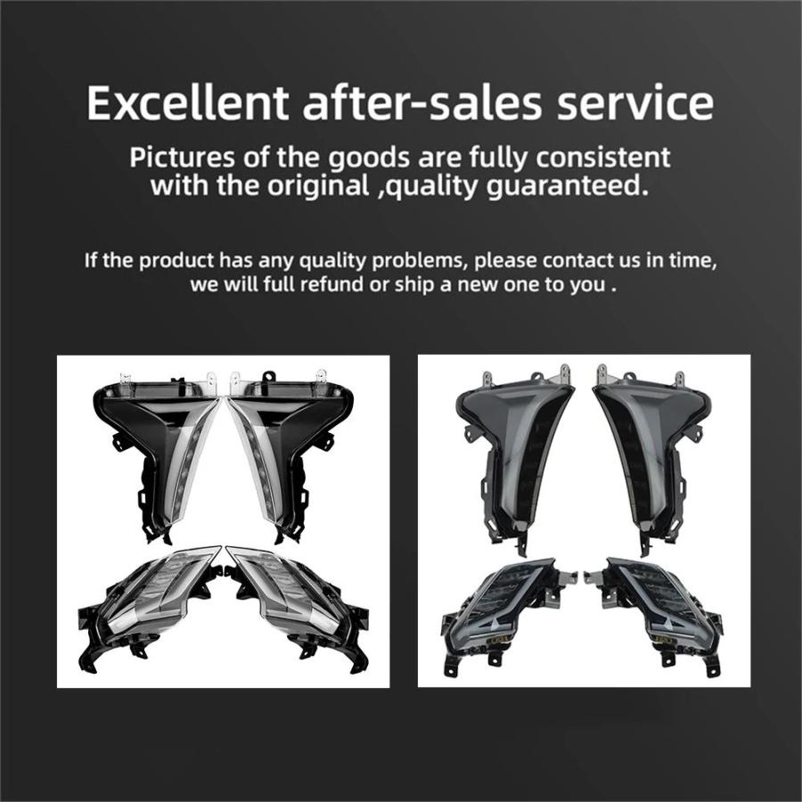 並行輸入品 ターンTMAX 530用信号灯LEDインジケータフロントリアヤマハ TMAX530 T-MAX 530 2017 2018 2019 SX DX Eマークの画像