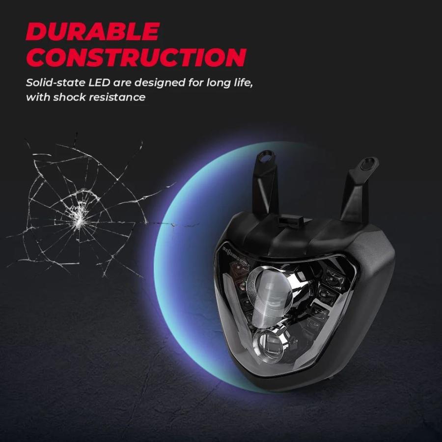 並行輸入品 LEDマウンテンヘッドライト プロジェクター 2014 2015 2016 2017 ヤマハ用MT-07 FZ 07 FZ-07 2014 -2017_3