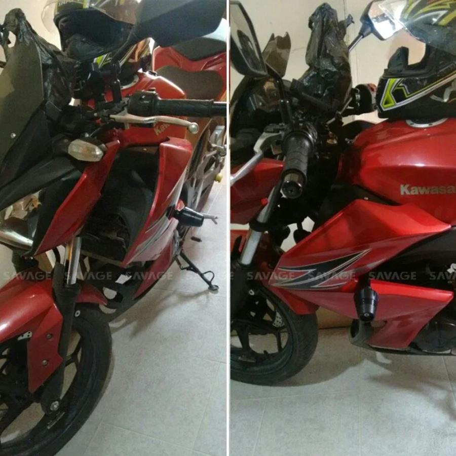 並行輸入品 カワサキZ250 Z300 GTR1400 14フレーム スライダープロテクター アクセサリー用 落下防止Z 250 300