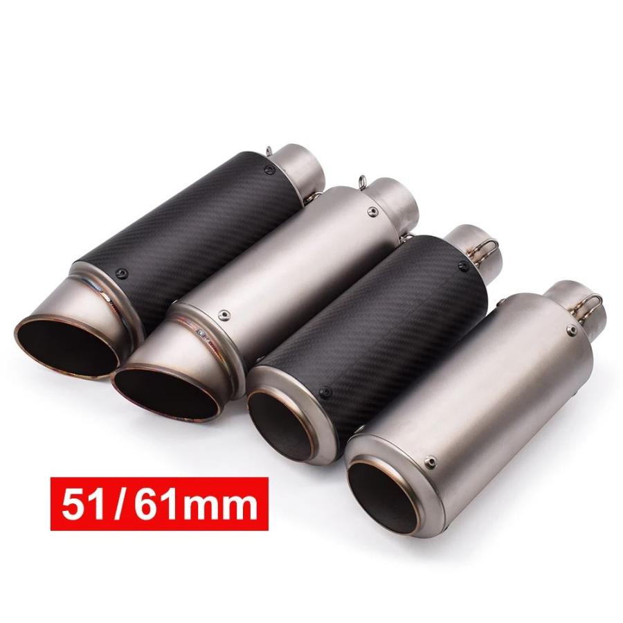 並行輸入品 エキゾーストサイレンサー 51MM 60MM DBキラー付き ヤマハ用 07 09 6 バイク用 8 X J6 XSR 700 900_1