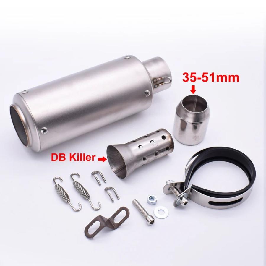 並行輸入品 エキゾーストサイレンサー 51MM 60MM DBキラー付き ヤマハ用 07 09 6 バイク用 8 X J6 XSR 700 900_4