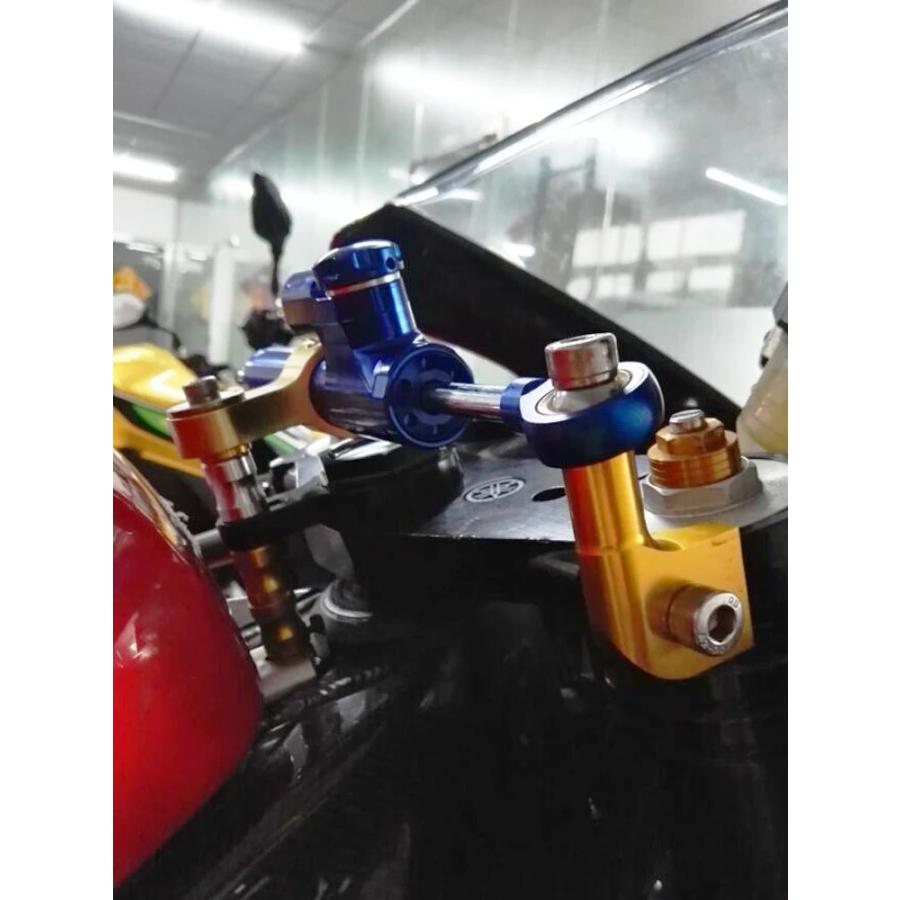 並行輸入品 YZF R1 1998-2001ステアリングダンパーブラケット取り付けキット ヤマハ用取り付けキットYZF-R1 1998 1999 2000 2001_1