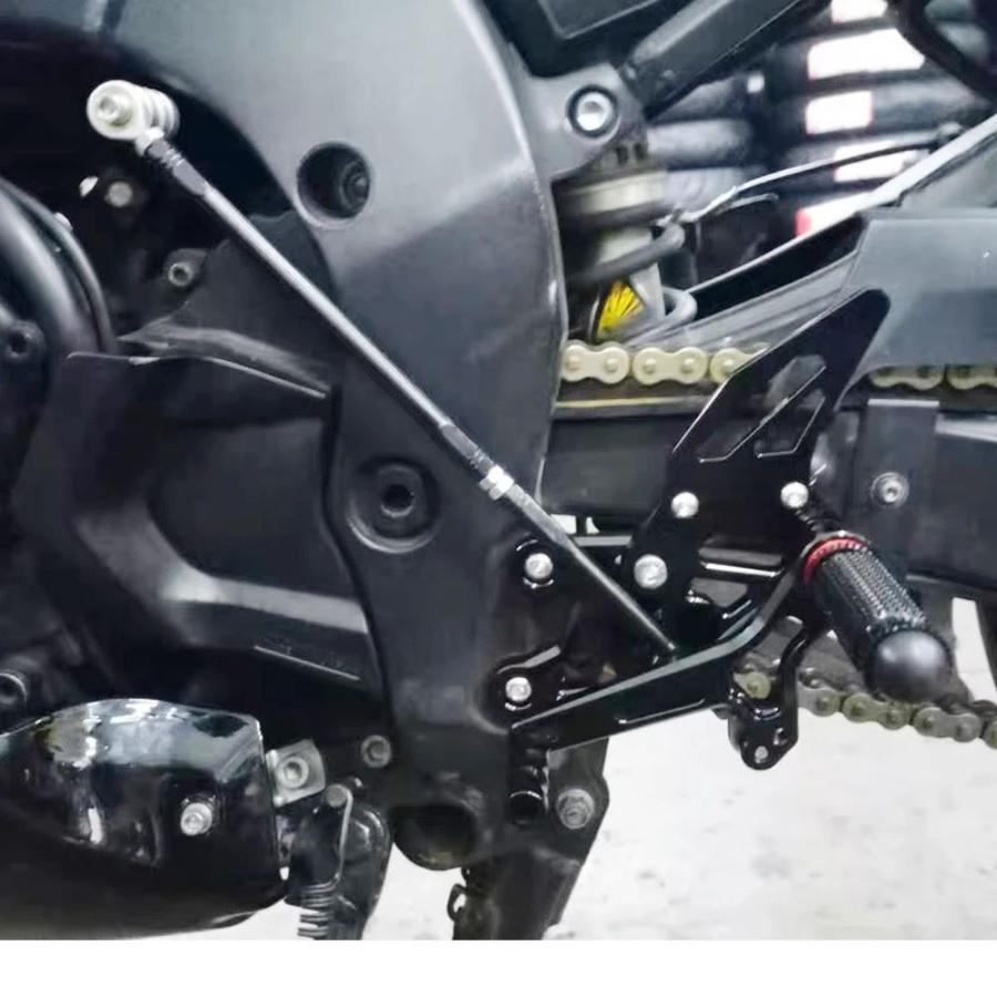 並行輸入品 ヤマハFZ1 2006 2007 2008 2009-2016 FZ8 2010 2011 2012 2013クイックシフターREARSETフットレストフットレスト_4