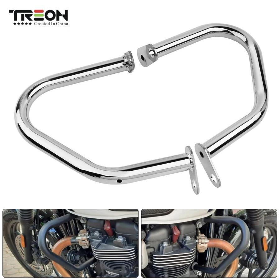 並行輸入品 耐衝撃性クラッシュバー トライアンフボンネビルT100 T120スラクストン1200 R ストリートカップ ストリートツイン ボンネビル2019_4