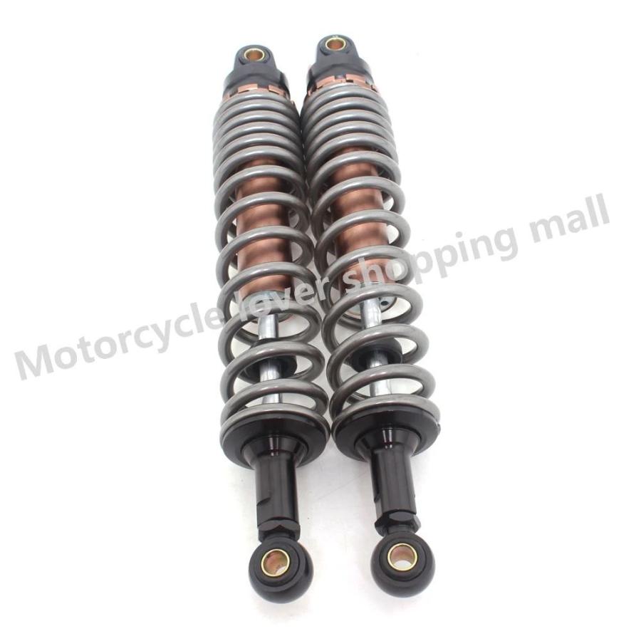 並行輸入品 バイクショックアブソーバー ショックアブソーバー リアショック保護 360MM 400MM ヤマハ用 カワサキ スズキ用の画像