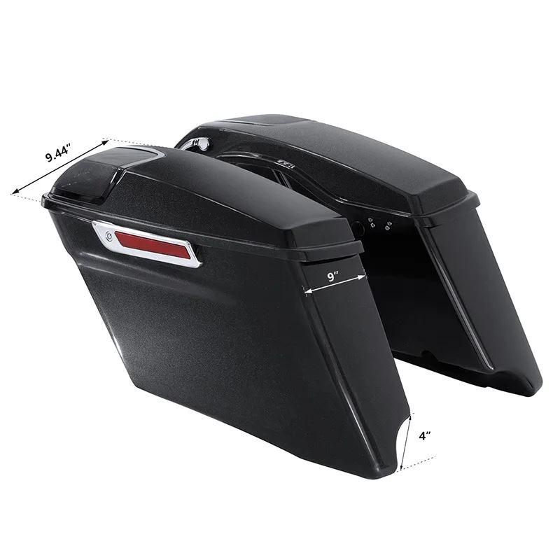 並行輸入品 バイク用 ハードバッグ ハーレー ツーリング ロード グライドストリートグライド 2014 2023 4インチ_4