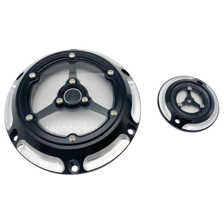 並行輸入品】 エンジンクラッチタイマーシールドダービーカバー