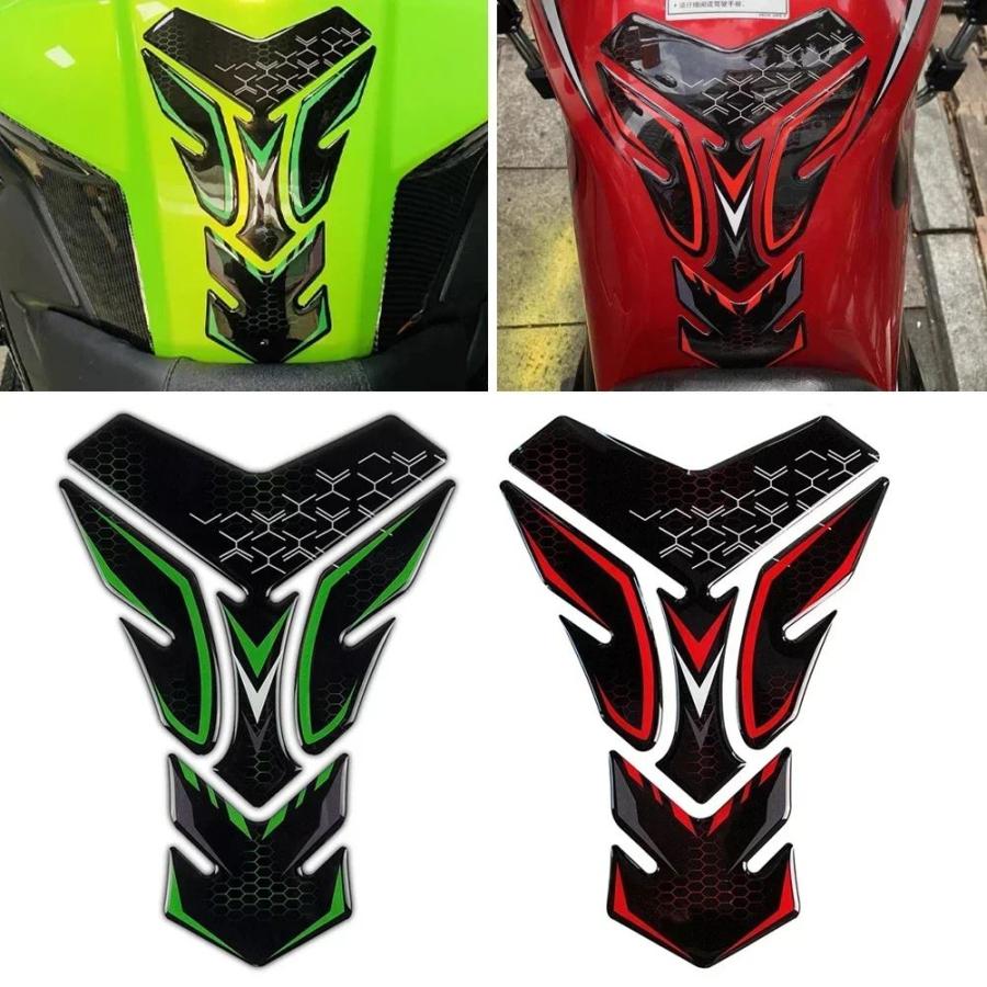 並行輸入品 3D バイクタンクパッド ステッカー カワサキニンジャ400